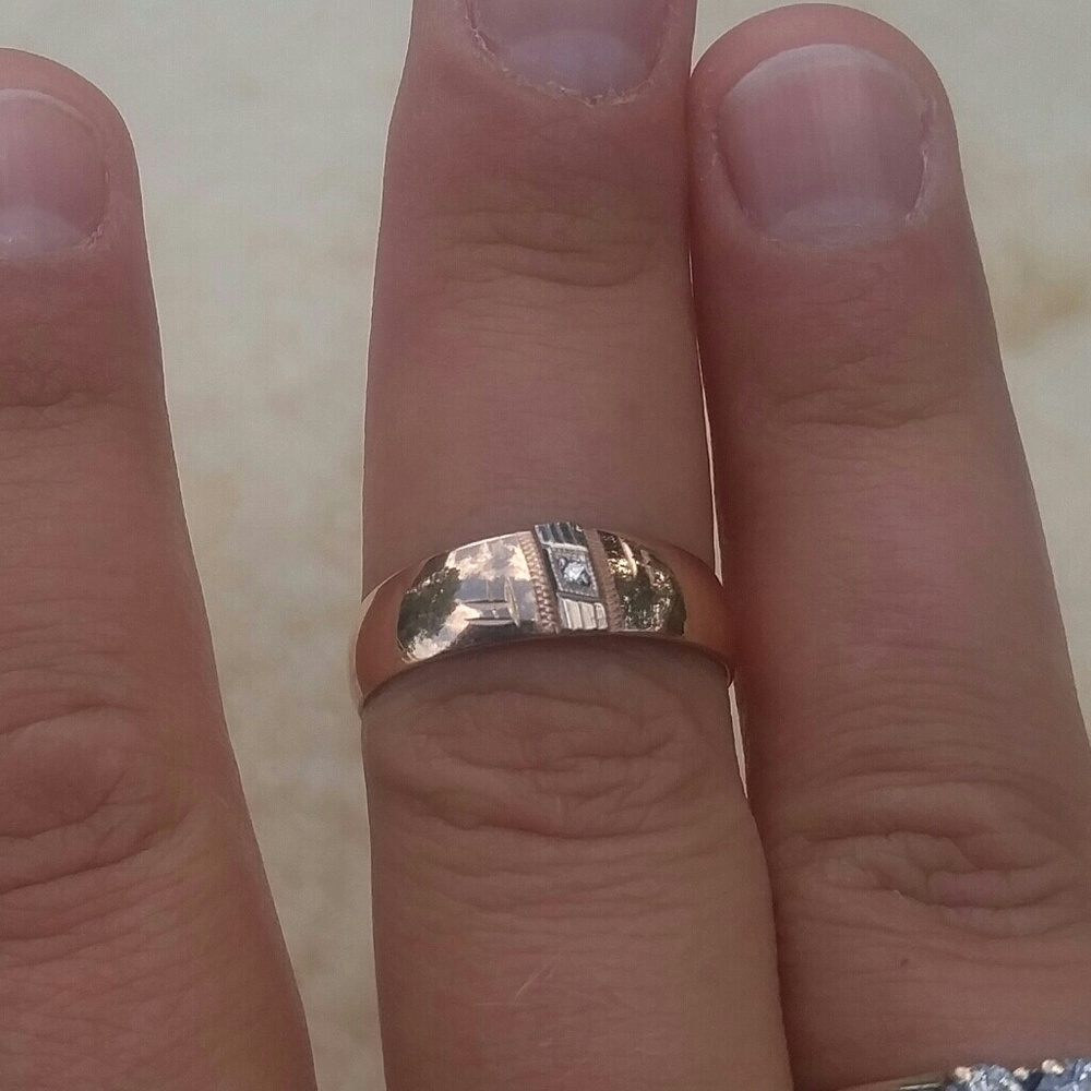 14k rose gold ring/band